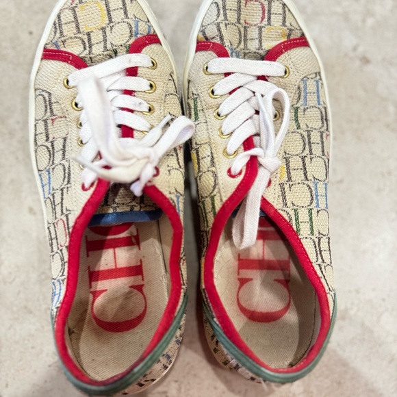 CH Canvas Sneakers with Logo - Picture 1 of 7